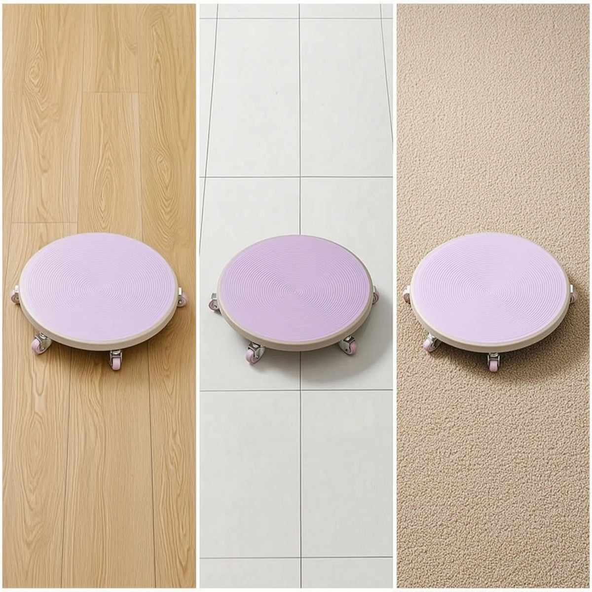 Abdominal Exercise Slider Board Portable Ab Roller Board Fitness Equipment Compact Stable for Beginners, Home Gym, Living Room