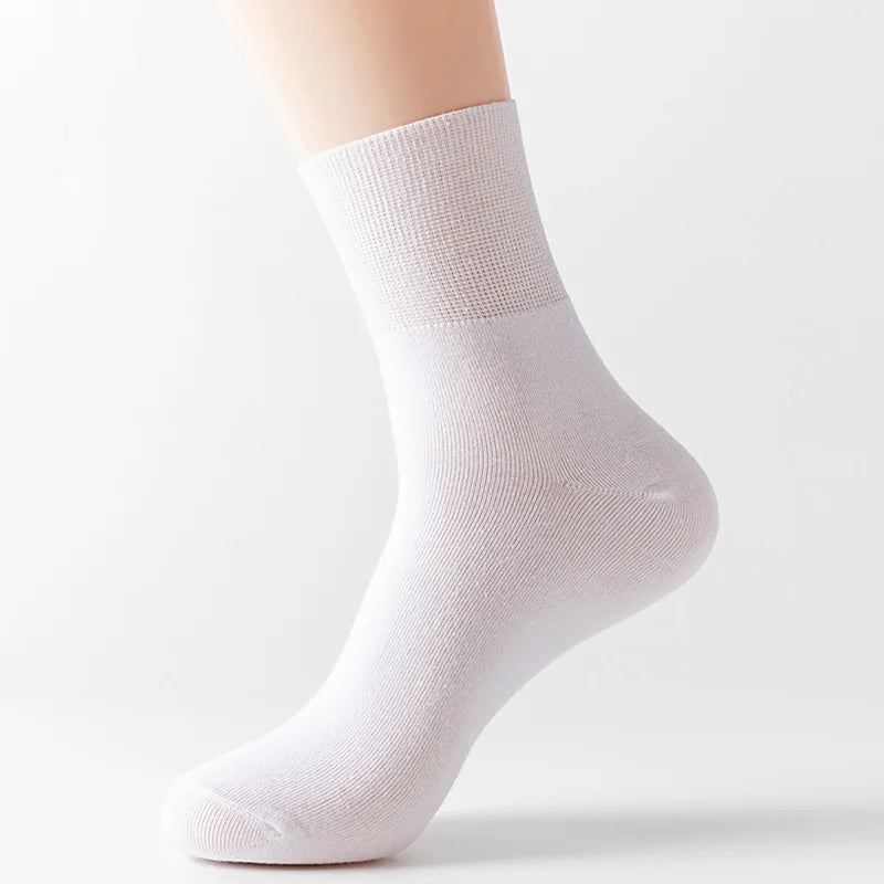 5 Paris Diabetic Socks Women Prevent Varicose Veins Socks Men Diabetics Hypertensive Patients Cotton Material Extra Size48,49,50