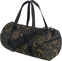 Sports Duffel Bags Gothic Skull Butterfly Athletic Gym Bag Overnight Workout Travel Tote Luggage for Men Women Yoga