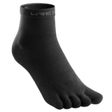 WRELS Quick Dry Sports Socks Sweat Wicking Breathable CoolMax Running Cycling Fitness Marathon Split Toe Athletic Pair