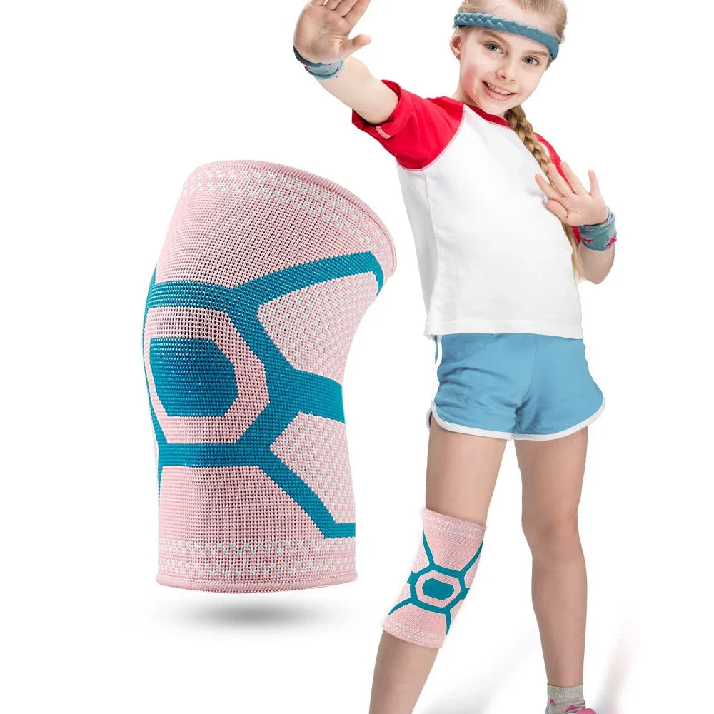 1PCS Kids Knee Compression Brace Sleeve,Knee Pads for Kids,Children Knee Support Boys & Girls Kids Knee Pads for Basketball