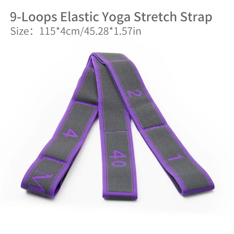 Yoga Elastic Band for Pilates Elastic Exercise Bands Resistance Physical Fitness Tension Belt Dance Gymnastics Girls Accessories