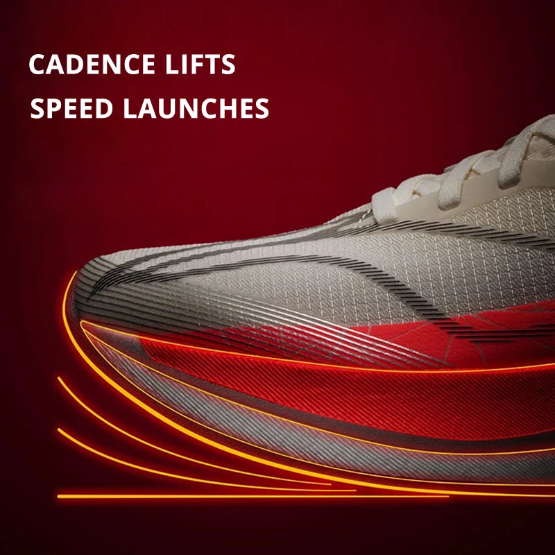 Li-Ning Women's RED HARE 9 PRO Racing Running Shoes BOOM FIBER Reflective Lightweight LiNing Training Sports Shoes ARPW002