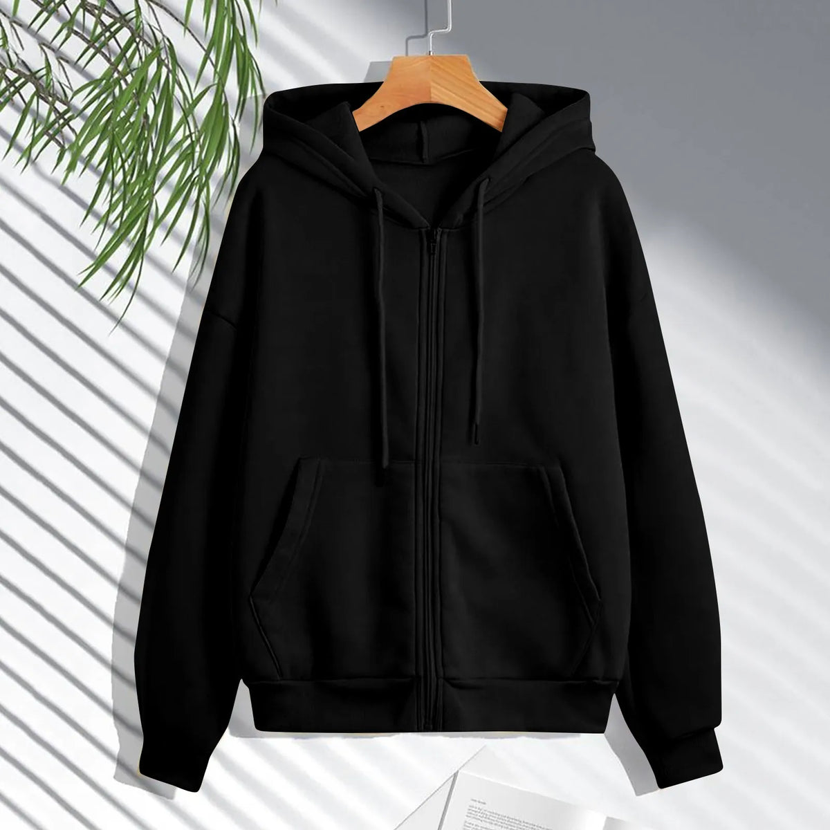Autumn Women Sweatshirt Hoodies Spring New Fashion Casual Cardigan Drawstring Sweatshirts Korean Style Solid Zip Up Hoodies