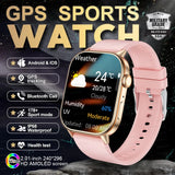 New GPS Military Smart Watch Bulit-in GPS Compass Altimeter Barometric 10ATM IP69K Waterproof AMOLED BT Call Smartwatch