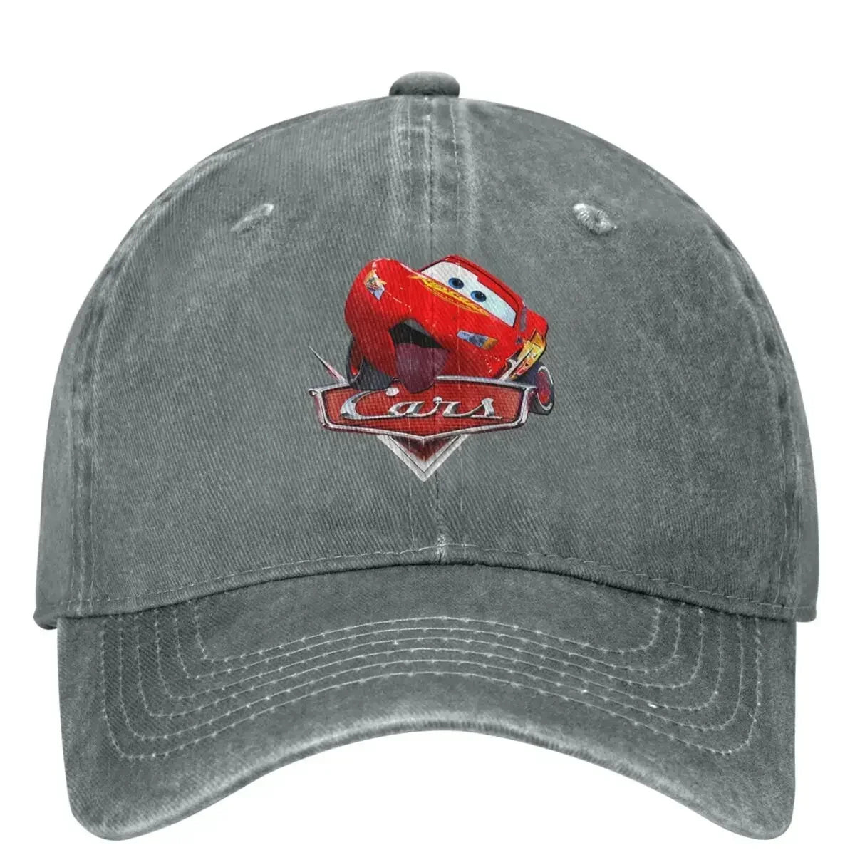 Cars Lighting McQueen Washed Baseball Cap Casual Hip Hop Hats Summer Men Adult Outdoor Gym Sun protection Baseball Caps