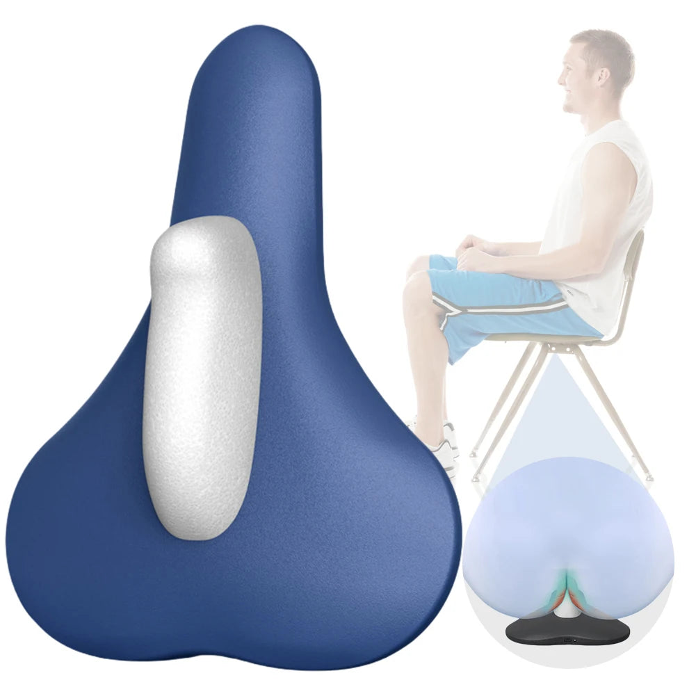 Electric Pelvic Floor Muscle Trainer Ergonomic Sit-On-Top Pelvic Trainer Kegel Exerciser Training Device for Bladder Control