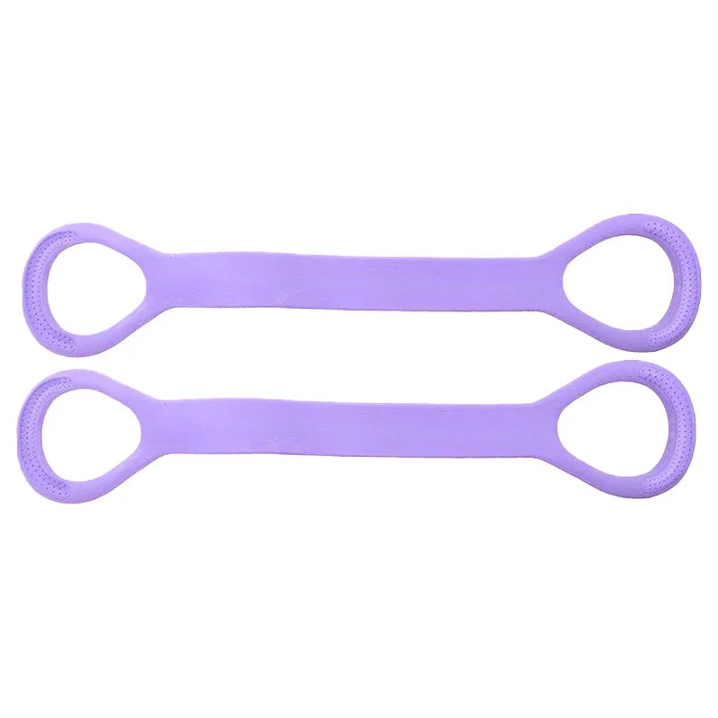1/2/3PCS New 8-character Puller Home Fitness Equipment Elastic Belt Yoga Auxiliary Female Open Shoulder Beauty Back Stretcher