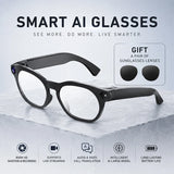 2026 Smart Glasses 800W Camera Audio&Video 1080P Online Translation Call Voice Assistant Intelligent Q&A 290mAh Smart Glasses