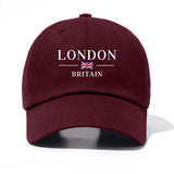 1pc London Print  Baseball Cap for Adults,  Minimalist Retro Style Casual Soft Adjustable Dad Hat, Perfect As Gift