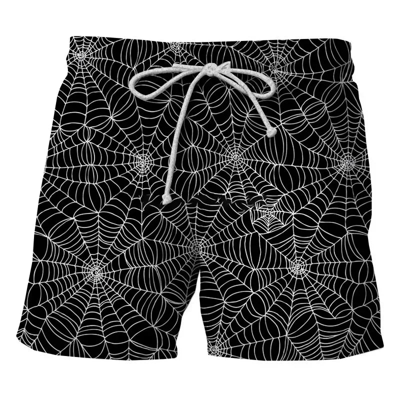 Summer Fashion Classic Colorful Leopard 3D Printed Men's Shorts Unisex Casual Beach Swimming Shorts Quick-dry Surf Board Shorts