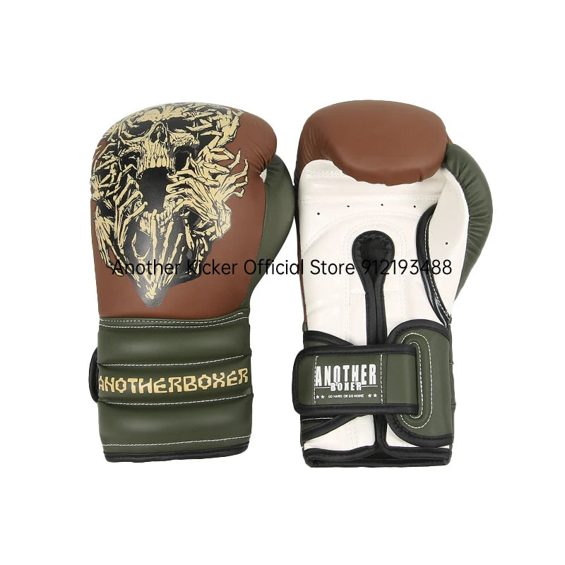 Kick Boxing Gloves for Men Women PU Karate Muay Thai Gloves Monkey High Quality Guantes De Boxeo Fight MMA Training Equipment