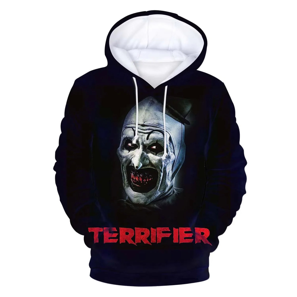 Terrifier Horror 3D Print Hoodies Men Women Fashion Hoodie Sweatshirts Pullovers Streetwear Tracksuits Male Tops Man Clothing