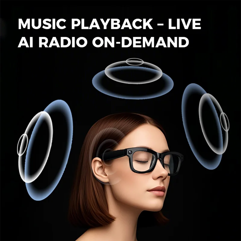 M01 Smart Glasses Video Recording Camera Sunglasses AI Translation Technological Gadgets Sports VR Headphones for Man Woman 2026