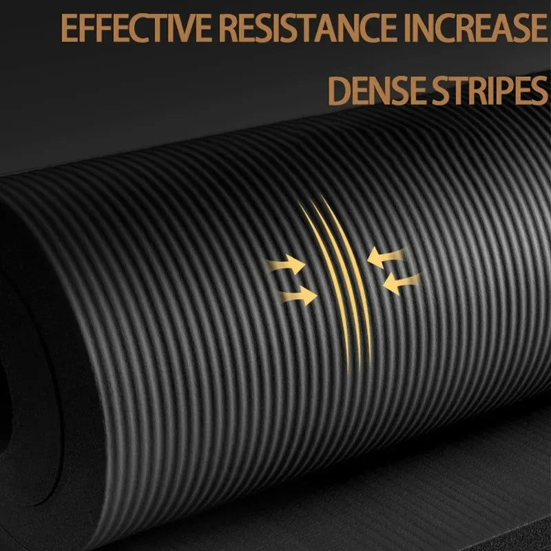 15MM Thick Yoga Mats Anti-slip Sport Fitness Mat Blanket for Exercise Yoga and Pilates Gymnastics Mat Fitness Equipment 185x60cm
