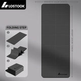 Foldable Yoga Mat 4mm Thick TPE Easy to Store for Travel Exercise Mat for Yoga Pilates Home Workouts and Floor Exercises