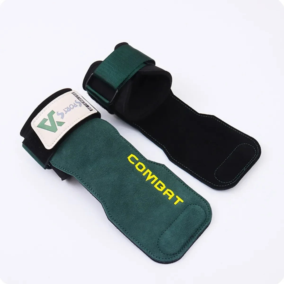 3-layers Cowhide Gym Gloves Grips Anti-Skid Weight Power Belt Lifting Pads Deadlift Belt Workout Professional Palm Protection