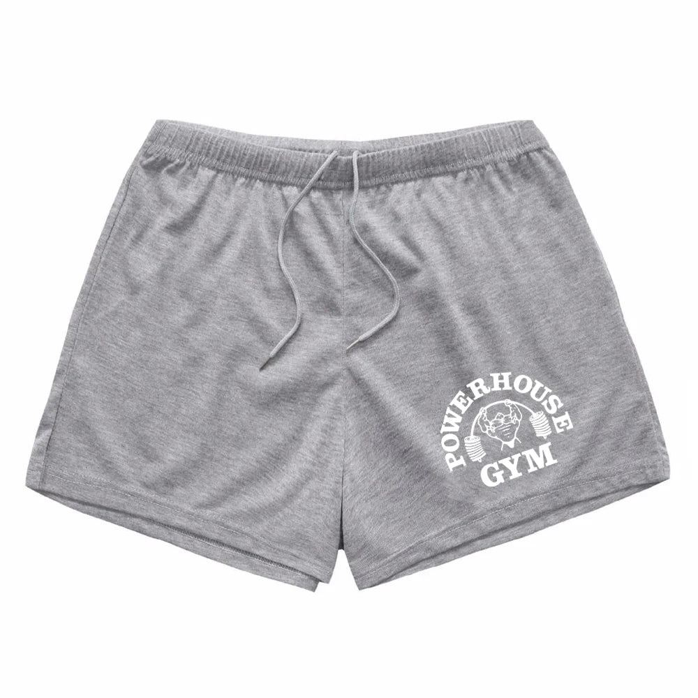 Quick Dry Running Shorts Men Solid Sports Clothing Fitness Bodybuilding Short Pants Sport Homme Gym Training Beach Shorts Length