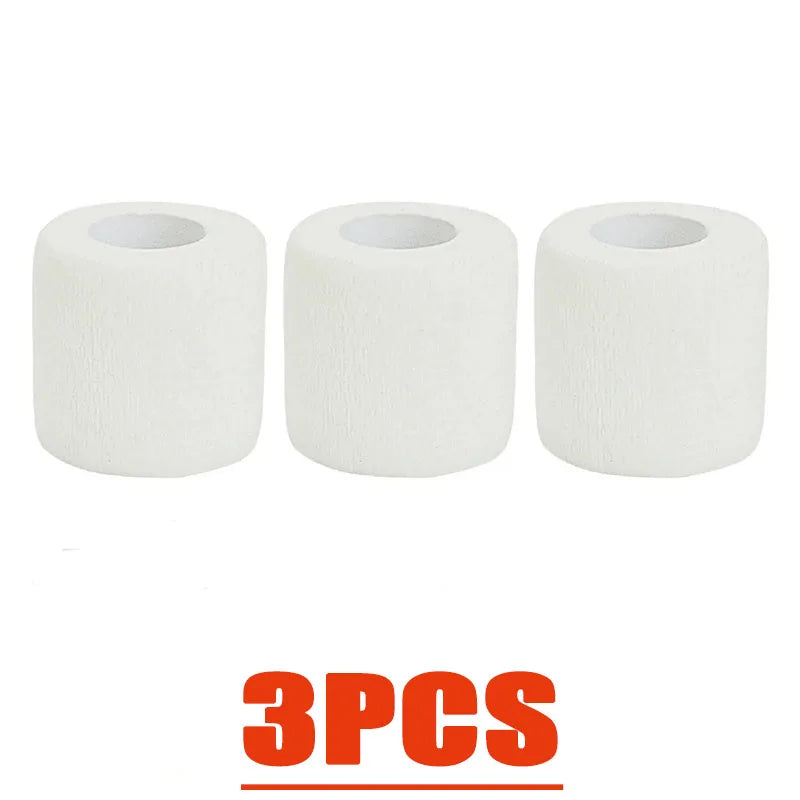 3/15/30Pcs 5cm White First Aid Self Adhesive Cohesive Elasticity Bandages Sports Tape for Wrist Ankle Sprains and Swelling
