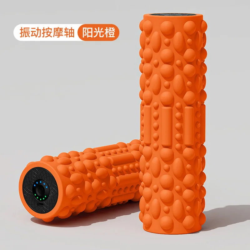 Electric Foam Roller Muscle Relaxer Beautiful Legs Langya Massage Stick Roller Sports Fitness Equipment Vibrating Yoga Column