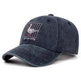 got too silly letter washed embroidered soft top baseball cap women men retro hat fashionable versatile