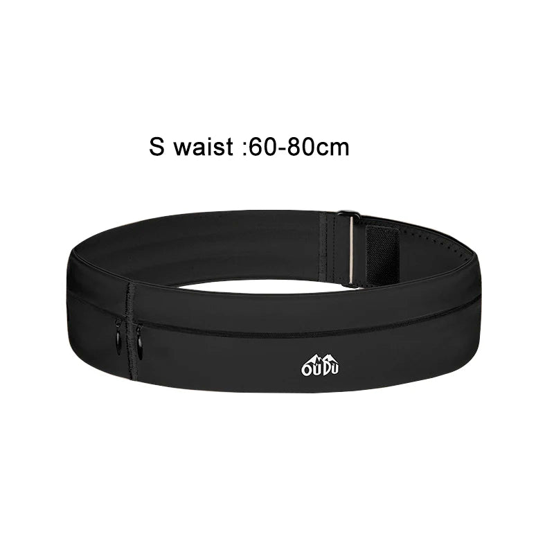 Sports Fanny Pack Running Belt Waist Bag with Water Bottle Men Women Phone Pouch Jogging Gym Bags Hydration Run Accessories