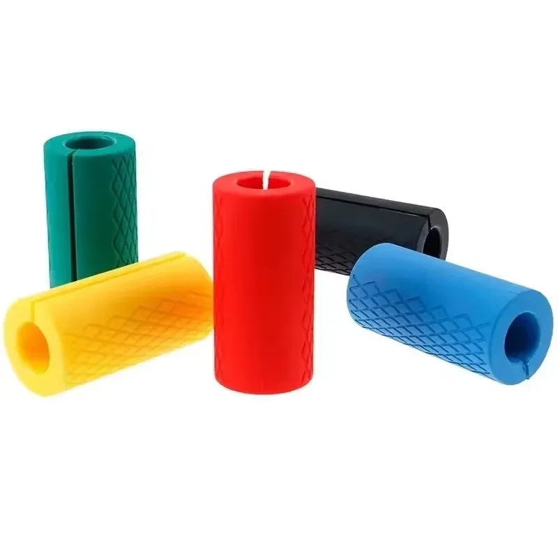Grip Fat Bar Dumbbell Fat Barbell Grip Thick Bar Grips for Weightlifting Fitness Bar Handle Silicone Non-Slip Protective Pad