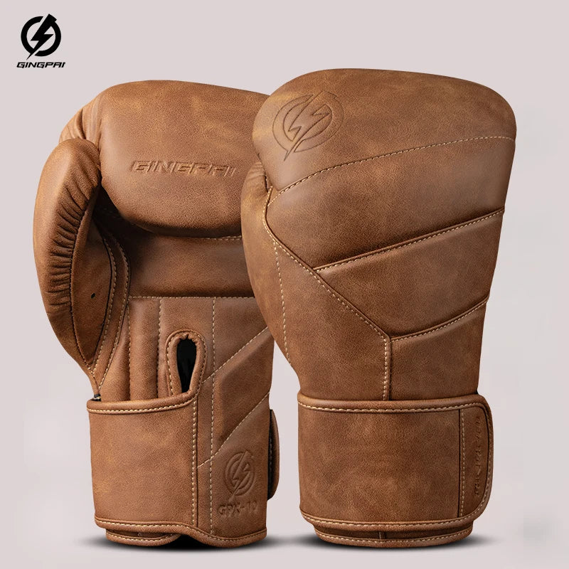 High Quality 8/10/12/14oz Boxing Gloves Adult Men's Sanda Combat Punching Bag Training Women's Thick Breathable Muay Thai Combat