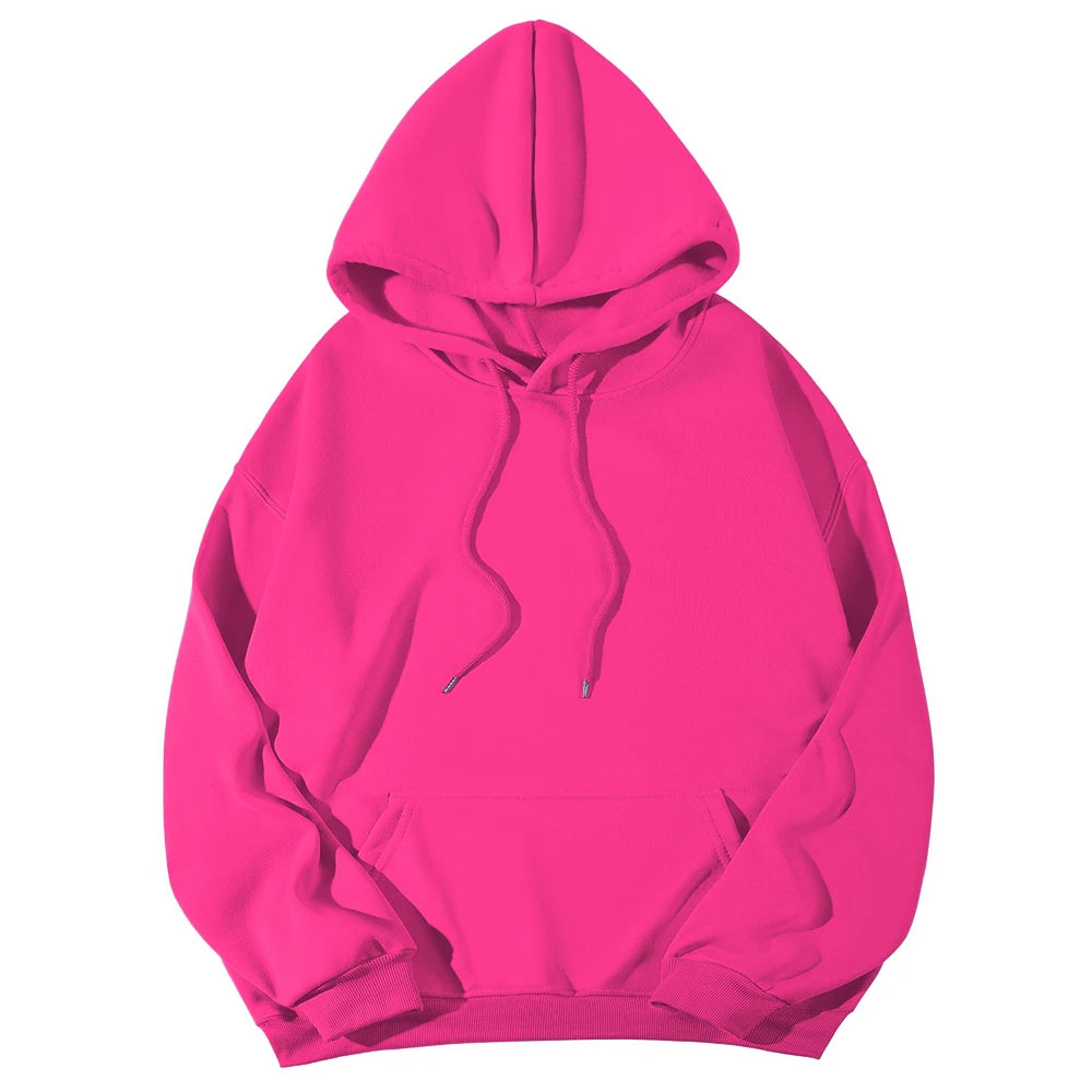 New Fashion Men's Women's Hoodies Spring Autumn Winter Casual Hoodies Sweatshirts Men Tops Solid Color Hoodie Sweatshirt Male