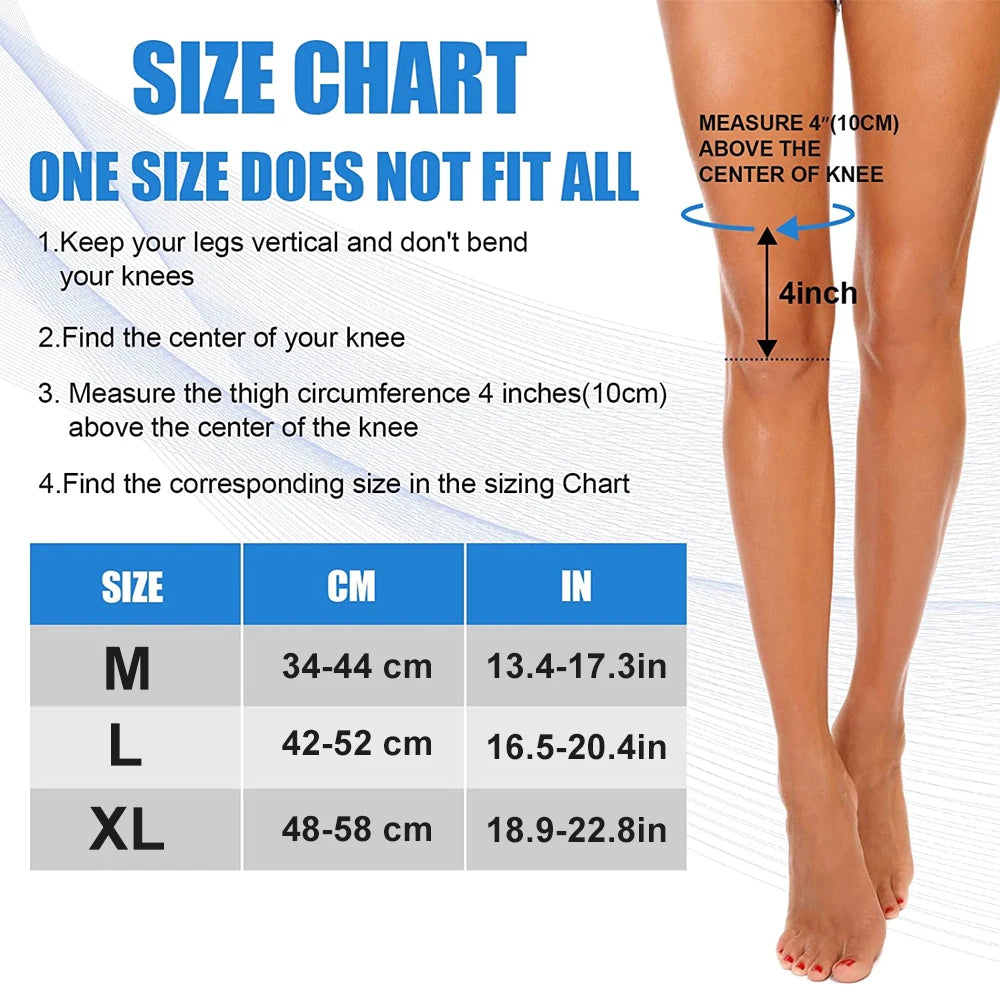 1Pair  Knee Braces for Knee Pain Relief, Knee Brace for Meniscus Tear,Knee Compression Sleeves for Men Women,Knee Support Pad