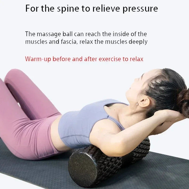 EPP Diamond Fitness Yoga Column Foam Roller Pilates Gym Exercise Back Leg Arm Muscle Relaxer Massage Fitness Equipment