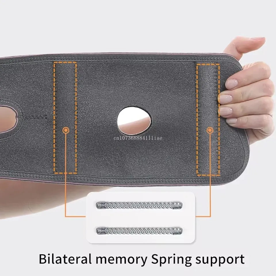1PCS Adjustable Elbow Support Elastic Double Compression Elbow Pad Spring-loaded Elbow Pads For Fitness Sports Basketball