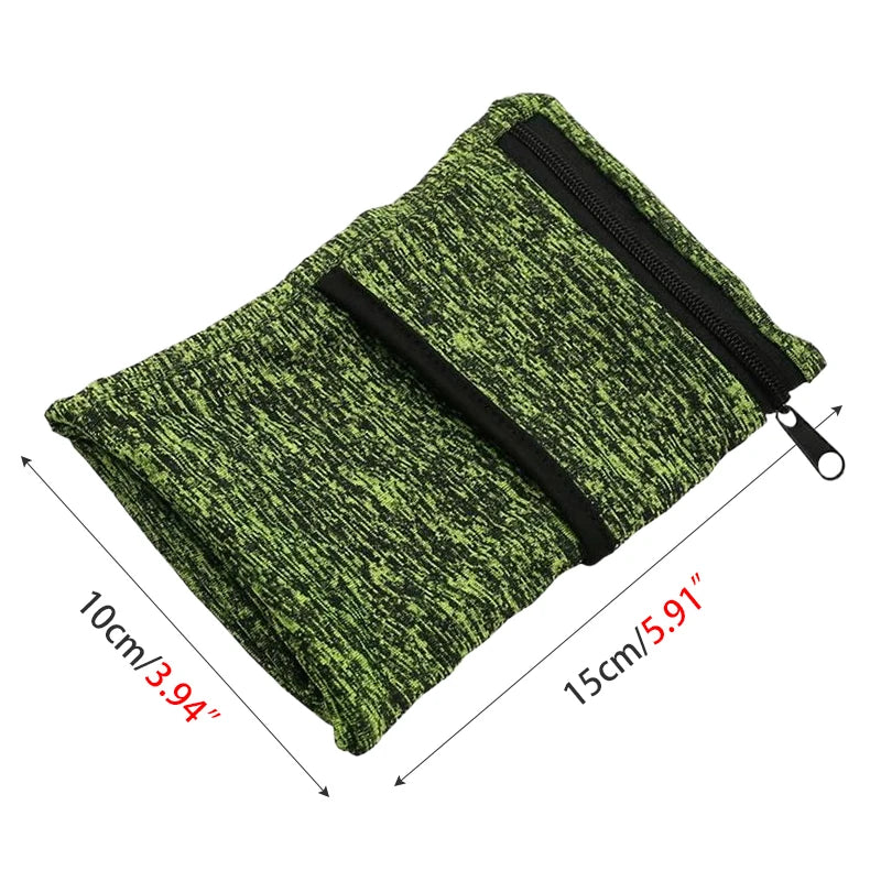 Zipper Running Bags Lightweight Wrist Wallet Pouch for Phone Key Card Sweatband Gym Fitness Sports Cycling Wristband Arm Bag