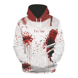 Dripping Blood Skull 3D Hoodie All Over Print Hooded Men Sweatshirt Unisex Streetwear Pullover Casual Tracksuits Style-4