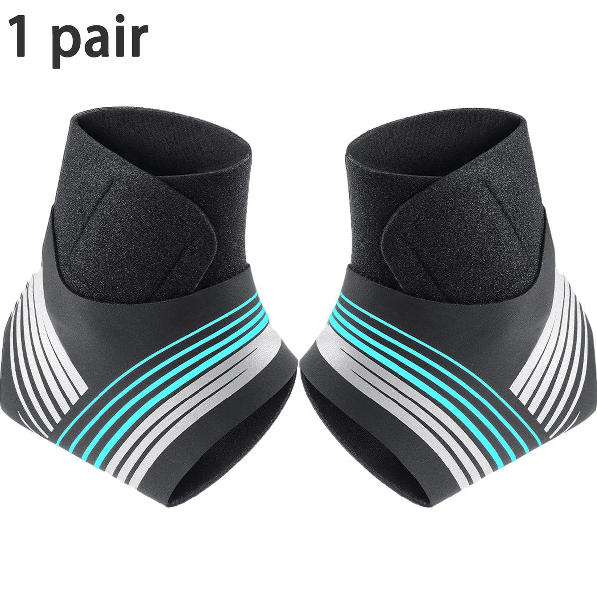 2 Piece Sports Ankle Compression Strap Ankle Support Stabilizer Tendon Pain Relief Strap Basketball Soccer Ankle Protector