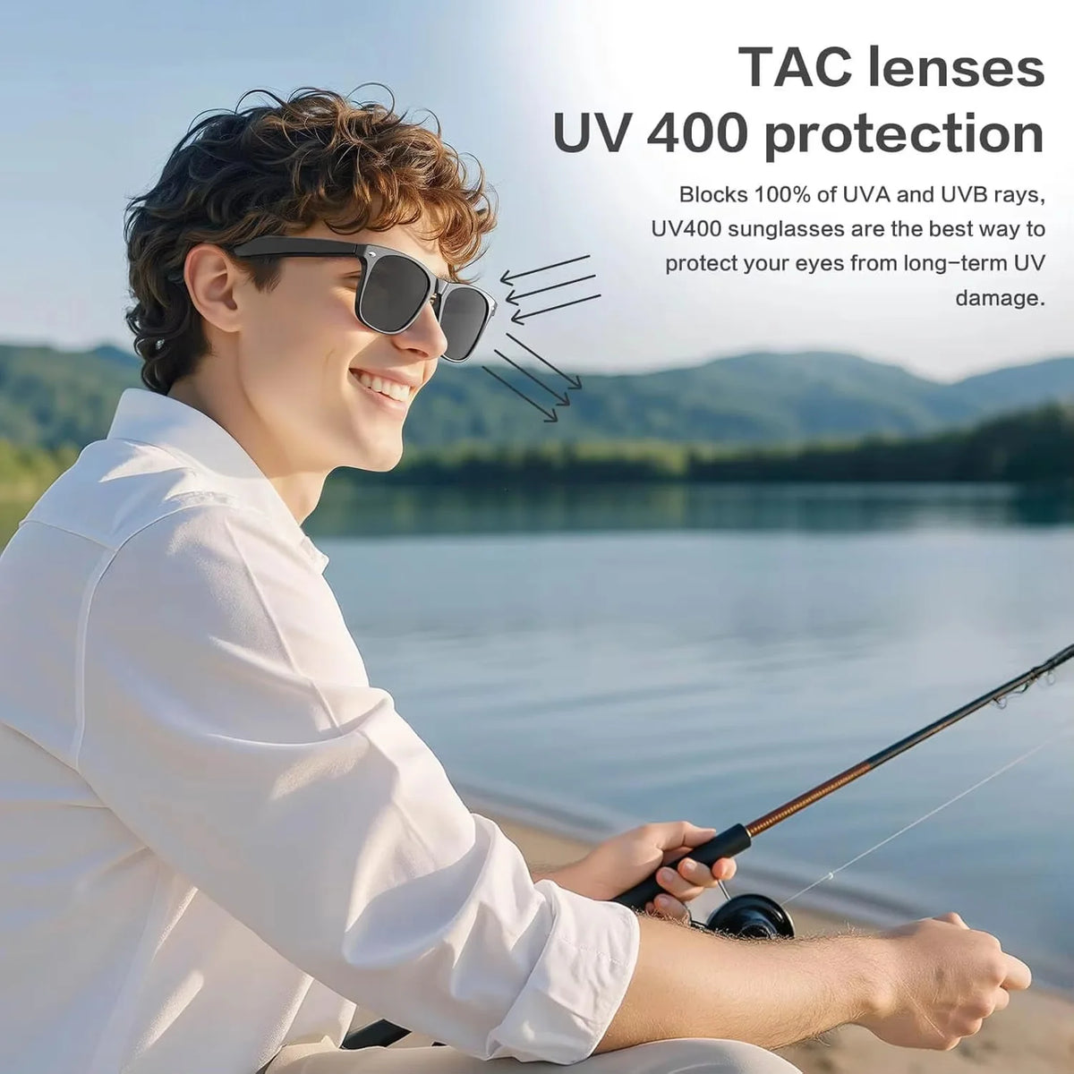 New Camera Glasses 800w Pixel 2K UHD Video Recording EIS Anti Shake 4GB Wifi Ai Translation Anti Blue Light Men Smart Glasses