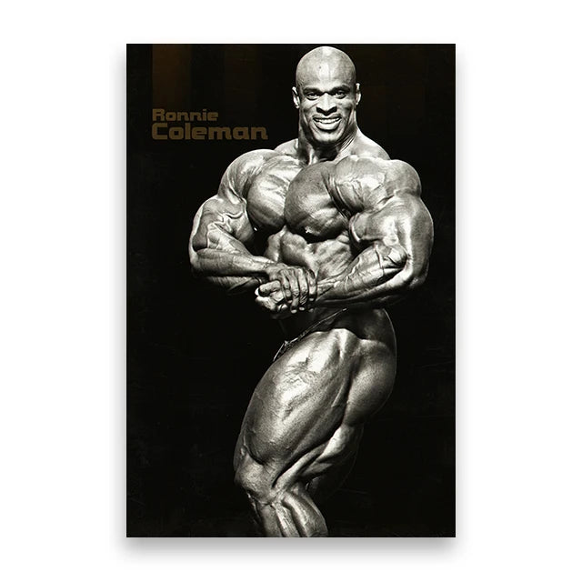 Dexter Jackson Poster Canvas Wall Art Print Mural Bodybuilder Darian Yates Decorative Painting for Home Gym Decor Gift Unframed