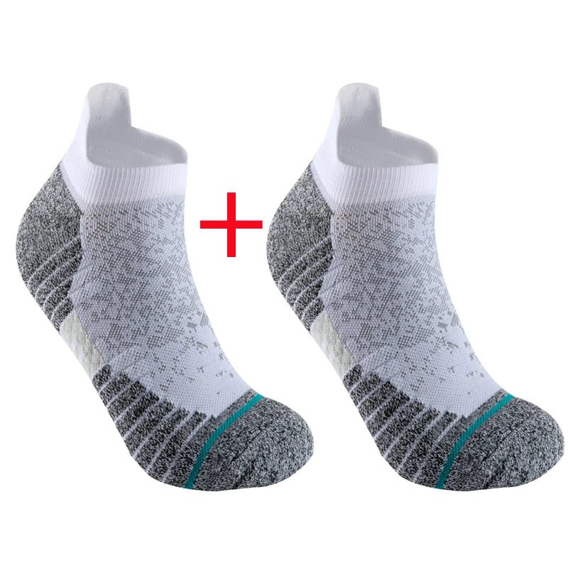 2 Pairs Bike Socks Men Nurse Compression Cycling For Women Mtb Guard Socks Stockings Sport Grip Barre Socks Invisible socks
