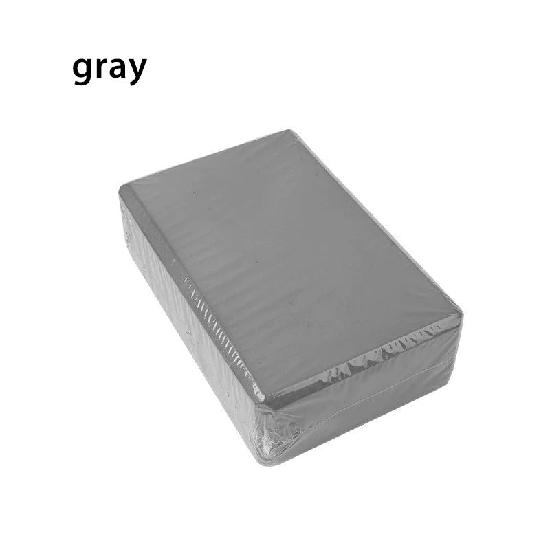 Yoga Blocks Gym Foam Brick Pilates Stretching Body Shaping Building Cubes High Density Foam Blocks Solid Color Balance Blocks