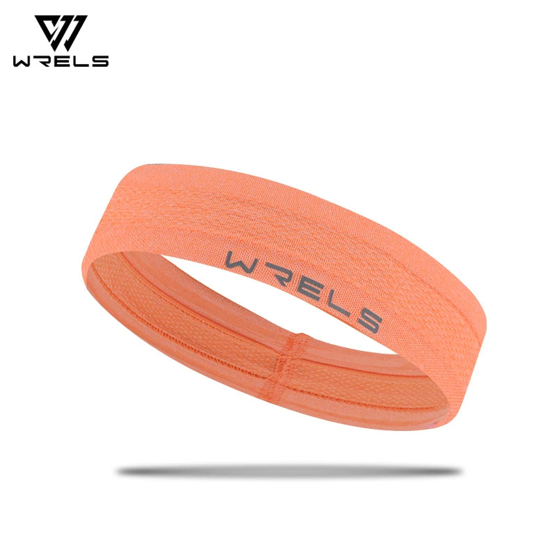 WRELS Headband Sport Band Elastic Non Slip Absorbent Sweatband Workout Running Basketball Gym Fitness Athletic Hair Band