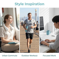 3 Speed Adjustable Bladeless Neck Fan Portable Rechargeable Mini Hanging Neck Air Cooler Long Battery Life For Summer Outdoor